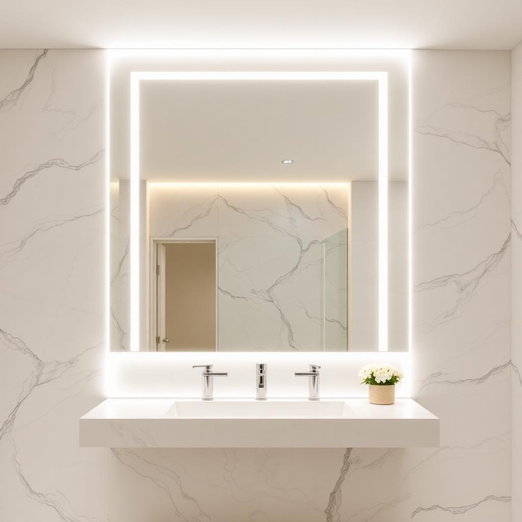 Espelhos com LED e Orgânicos